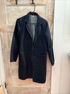 Muji denim duster Women’s Small
